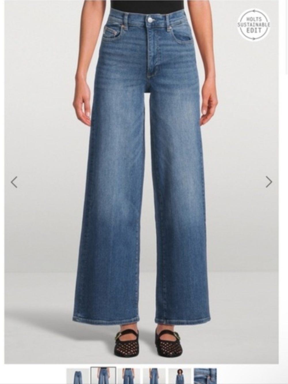 DL1961 Hepburn Wide Leg Ankle Jean
